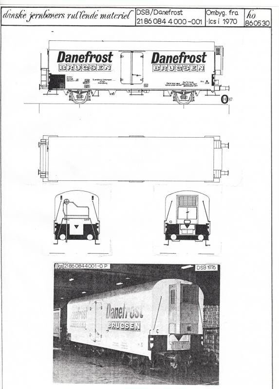 Danefrost Brugsen DSB 21 86 084 4 000 - 001 P 